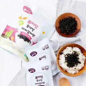 퓨어잇 PFM686R2 오가닉 아이김자반 바다와야채 아기 유아 반찬 유기농원초