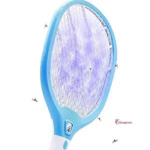 전기모기채 파리채 캠핑 전기채 원버튼 충전식 전자 휴대용 가정용 야외wxy366