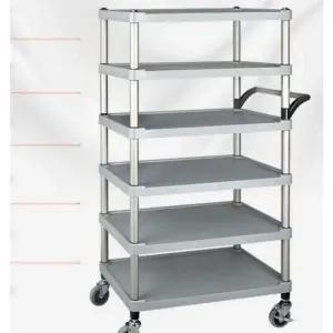 주방 조리대 트롤리 다단 중간 웨건 카트 6단 이동식 서 빈티지