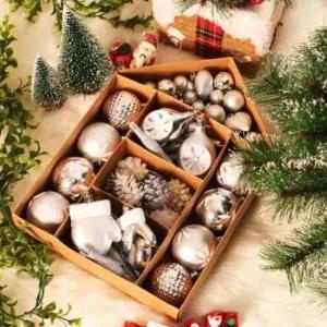 장식볼 볼 장식 스노우 루미너스 주문시 크리스마스트리 실버