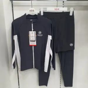 [소이]블랙  레쉬가드점퍼, 4,5부 레이어드 워터 레깅스 24M0104_24M0208_KG