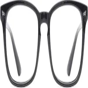 TIJN 블루 라이트 차단 안경 여성용 투명 프레임 스퀘어 너드 안티 레이 컴퓨터 스크린