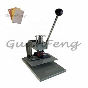 수동 헤비 듀티 펀칭기 직사각형 타원형 홈 PVC