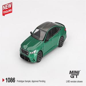 MINI GT 1:64 M5 G90 아일 오브 맨 그린 메탈릭 다이캐스트 모델카
