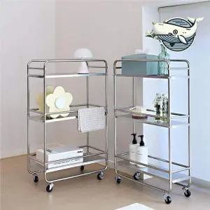 [골드스마일]스테인리스 모던 수납 트롤리 다용도 이동형