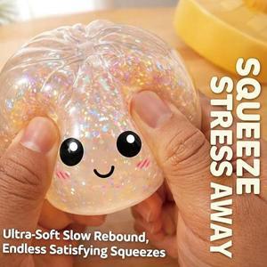 덤플링 스퀴시 장난감 미스터리 슬로우 라이징 볼 책상 장식품 가정 사무실 학교 스트레스 해소