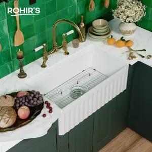 도기싱크볼 세라믹싱크볼 도자기 A타입 사각 배수구 싱크대 탑볼 24인치