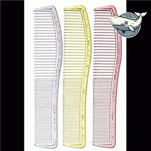 세련된 디자이너 반짝이빗 스타일 브러시 헤어