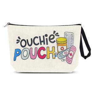 여행용 캠핑 세면도구 가방을 위한 오우치 파우치 의학 응급처치 가방 지퍼 키트 약 보관 딸 친구 생일 크리스마스 선물을 재미있는 여성 남성용