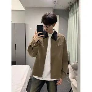 빈티지 남사친 디트로이트 봄가을 해링턴 재킷 캔버스 트렌디 아이템 칼라 코트 블레이져 상의 HT3