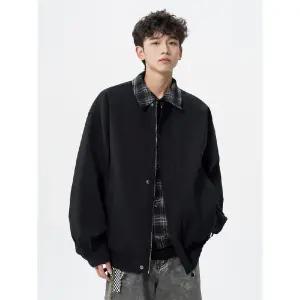 남친 캐주얼 아이템 코트 자켓 칼라 체크 빈티지투피스 봄가을 블레이져 트렌디 HT3