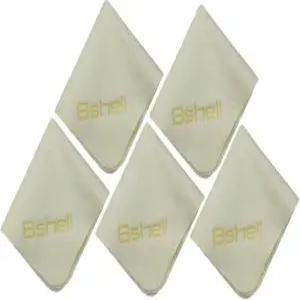 BLL 샤무아 천 7 x6 5팩 천연 가죽 안경 보석 피아노 악기 휴대폰 컴퓨터 TV 식기류 자동차 카메라 등에