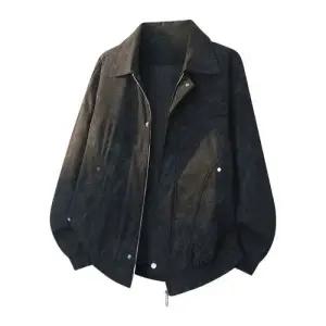 남성용 가을 점퍼 빅사이즈 코듀로이 프린트 자켓 트렌드 코트 패피3