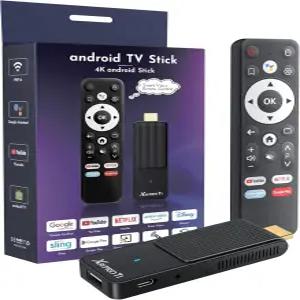 GREALT Android TV Stick 14.0 2026 4K 2GB RAM ROM 울트라 HD RK3518 CPU 블루투스 음성 리모컨 포함