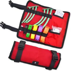 Lightning X 제품 경구 및 비강 기도 롤 키트 - 응급실 외상 응급 처치용 Berman OPA NPA CPR 마스크