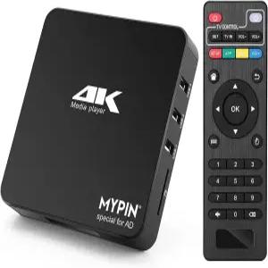 4K@60Hz MP4 미디어 플레이어 지원 8TB HDD/256G USB 드라이브/SD 카드 HDTV/PPT MKV AVI H.265-광고