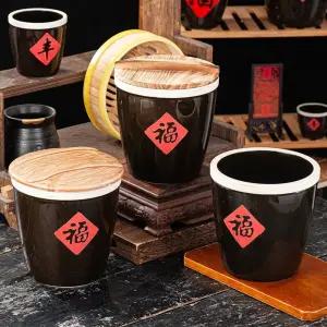 일식소스항아리 타래 간장 소스 소스통 업소용 조미료통