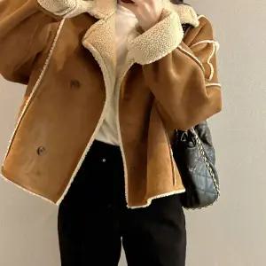 여사친 가을 빈티지 정장 스웨이드 더블 재킷 카라 슬림핏 일체형 퍼 코트 원픽3