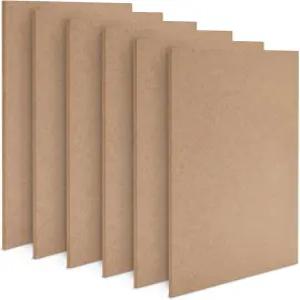 브라이트 크리에이션스 6팩 11x14 MDF 우드 칩보드 시트 - 공예 DIY 프로젝트 판화 페인팅 커스터마이징
