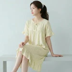 [보리보리/바풀 주니어]바풀 TB ENNE 1812-50 여성 반팔 잠옷 원피스 프릴 봄 여