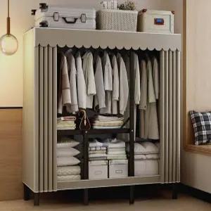 접이식옷장 스탠드행거 다용도옷걸이 강철프레임 원룸 튼튼한 드레스룸가구