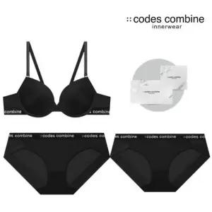 매장정품 CODES COMBINE 코데즈컴바인 [선물포장]베이직몰드[브라1팬티2]세트CFWBRBP161BK2 1318498