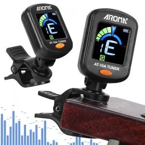 기타조율기 튜닝기 튜너 기타 접이식 회전식 클립형 베이스 우쿨렐레 반음계 충전식 일렉트릭