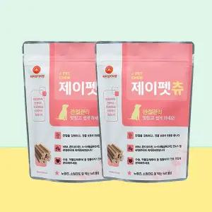 [퍼피랑키티랑]제이펫츄 강아지 관절 영양제 36개입, 2개