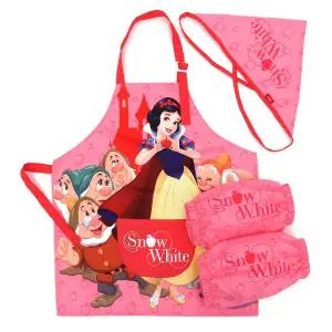 백설공주 앞치마세트 토시두건3종 21000