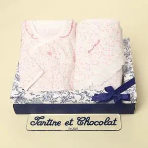 [롯데백화점]타티네쇼콜라 베일배냇가운+속싸개(임신축하출산선물)TNPMNG012W-98