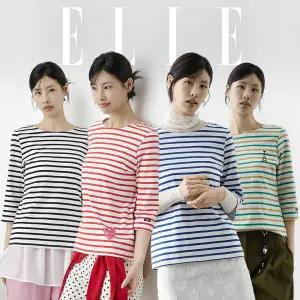 [ELLE] 26SS 엘르 프렌치 스트라이프 티셔츠 4종