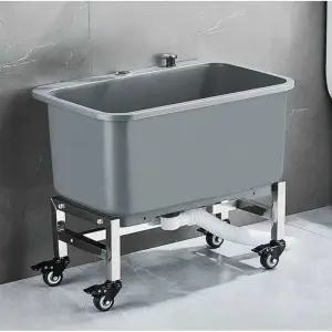 이동식 간이개수대 걸레 베란다 빠는 싱크대 통