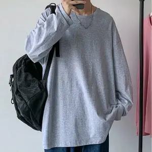 남성 코디 환절기 U넥 베이직 긴팔티