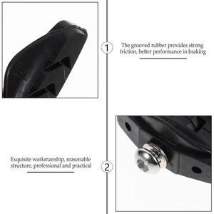 1/2 쌍 50mm C 자형 무음 브레이크 패드  도로 산악 자전거 용 호환 캘리퍼스 블록 내구성 호환 액세서리