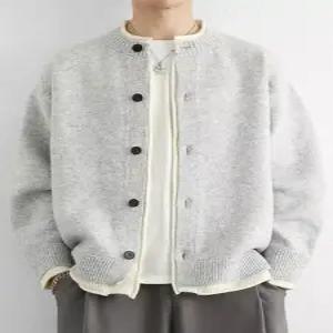 원더우면 남사친 니트 가을 캐주얼 투피스 재킷 가짜 카디건 OPH3