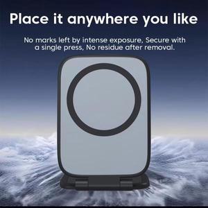 가볍고 휴대 가능한 듀얼 페이스 자석 차량용 호환 거치대 - 네비게이션 폰용 호환  흡착력
