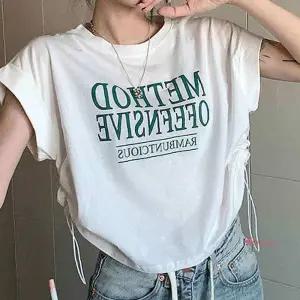 루즈 민소매 나시 티셔츠 여름 박스티 스트링 오버핏ijk548