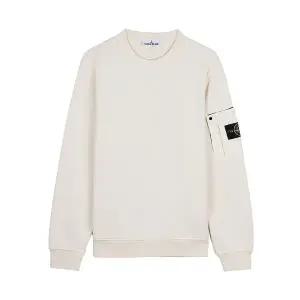 [스톤아일랜드] 와펜 패치 포켓 코튼 맨투맨 아이보리 6100019 154662622
