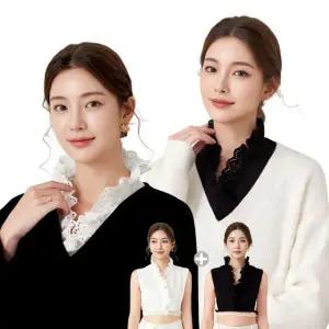 (L)[밀리마일]러플카라 이너세트 2종