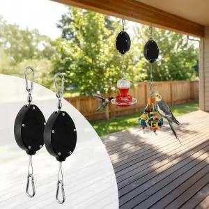 접이식 걸이식 새 모이통 걸이 야외 벌새 음식물 디스펜서 앵무새 집 둥지 목욕 먹이 찾기