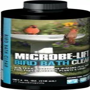 마이크로비 트 버드 배스 클리어 투인원 워터 클리너 4온스 새 물고기 개구리에게 안전 야외 조류 분수