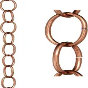 굿 디렉션 485P-8 체인 링크 레인 길이 8-1/2피트 대형 피규어 12개 순도 100 구리