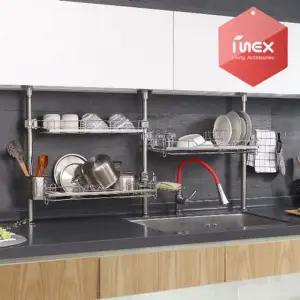 시그니처 3단 식기건조대 싱크대선반 설거지건조대