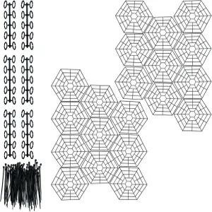 플라스틱 연못 보호망 그물 20개 - 부유 어망 덮개 헤론 억제제