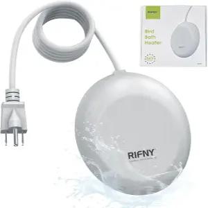 겨울철 야외용 100W 조류 목욕 히터 온도 조절 및 자동 차단 기능이 있는 닭 음용용 RIFNY 다이서 온수기