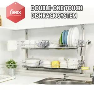 기둥식 식기건조대2단 로얄플러스 800 싱크대선반