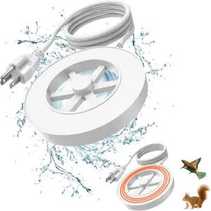 겨울철 야외용 모클리버 버드 배스 히터 디 서 70W 치킨 워터러 정원 야외 마당 파티오 농장 가축 음용