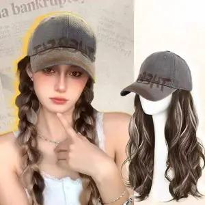 미시야 쉐딩 차콜 캡모자형 가발