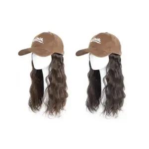 긴머리 여성 헤어 스타일 히피펌 니잔 물결 캡모자형