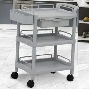 선반 가정용 수납 이동식 주방 3단 카트 트롤리 수납이동카트